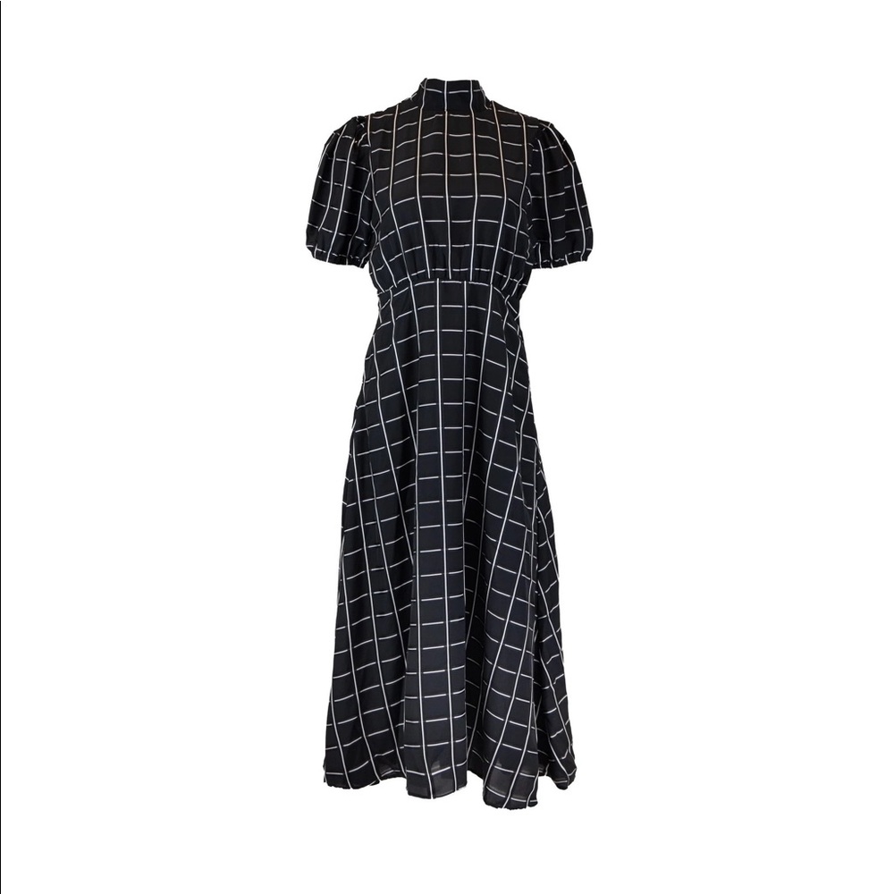 🆕 Ghospell Outtake Check Midi Dress